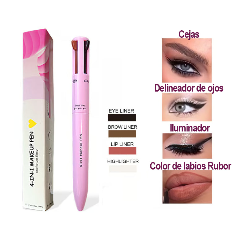 Lápiz de maquillaje 4 en 1