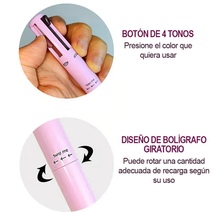 Lápiz de maquillaje 4 en 1